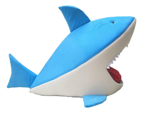 Cama Acogedora Para Mascotas Con Diseño De Tiburón