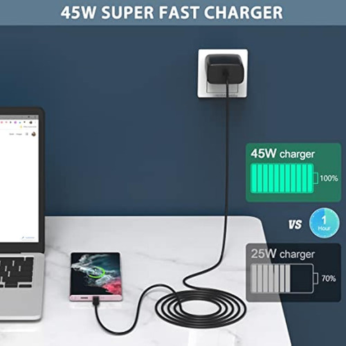 2025 Nuevo Cargador Superrápido De 45 W Usb C Android