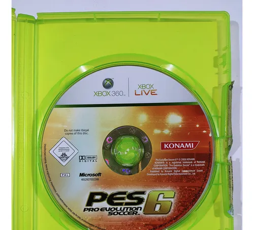 Pes 6 / Pro Evolution Soccer 6 Xbox 360 El Mejor Pes!!! (Reacondicionado)