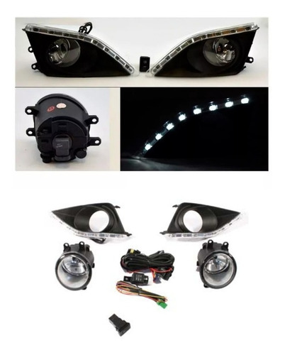 Kit Neblineros Toyota Corolla 2008 Al 2010 Con Led