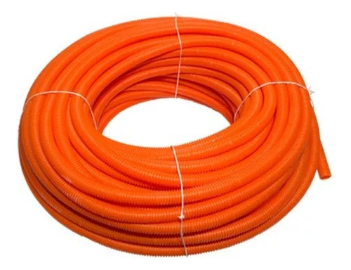 Caño Naranja Corrugado 20mm X 50mts