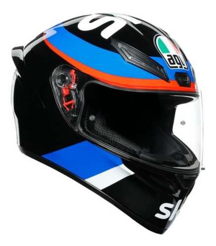 Casco Deportivo Italiano Agv K1 Vr46 Sky Racing Team