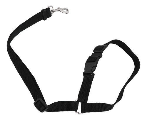 Cinturón De Seguridad Para Perros, Nailon, Negro, Ajustable,