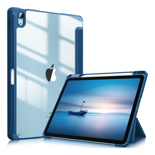 Fintie Funda Híbrida P/ iPad Air De 10.9 5ta 4ta Gen Azul