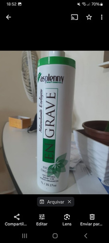 Máscara Engrave Alisamento Orgânico
