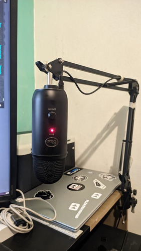 Micrófono Blue Yeti Condensador Blackout