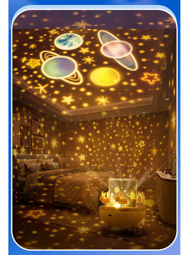 Lámpara De Proyección O Dreamy Sky Led Romantic Bluetooth Mu