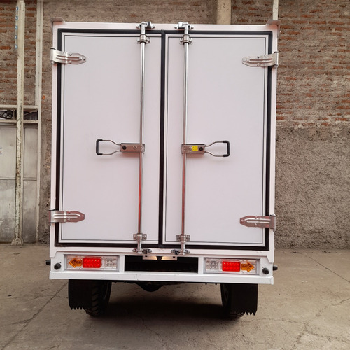 Moto De Carga Bencinera Con Cabina + Caja De Carga