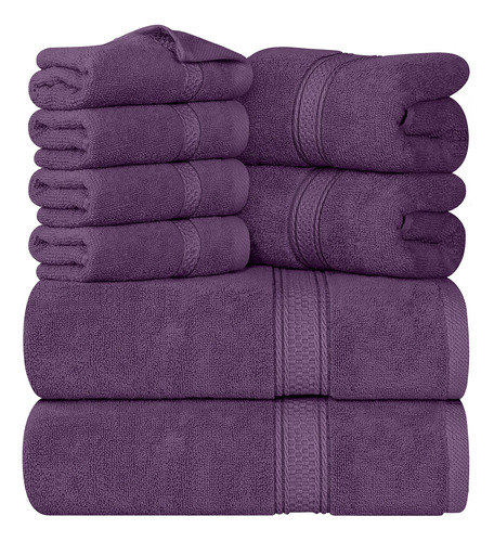Utopia Towels Juego De Toallas Premium De 8 Piezas, 2 Toalla
