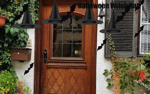 Kspowwin 12pcs Halloween Witch Hats Accesorio De Disfraces D