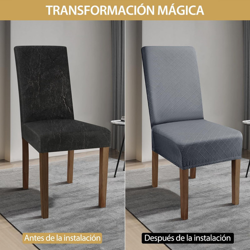 Fundas Para Sillas 4 Fundas Para Sillas Comedor Extraíbles