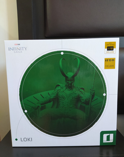 Loki Infinity Saga Iron Studios Original (Usado)