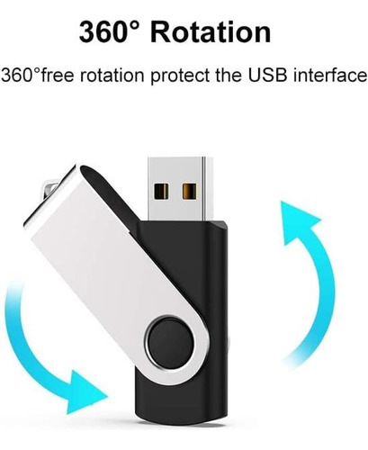 Juanwe Unidades Flash Usb De 64 Gb, Paquete De 2 Unidades De