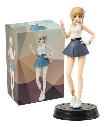 Figura Genshin Impact Lumine Viajera Rpg Juego Battle Pvc