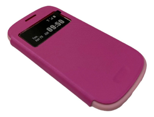 Funda Flip Cover Para Samsung Galaxy S4 Rosa E/g