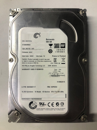 Disco Duro Interno Seagate Desktop Hdd  500gb