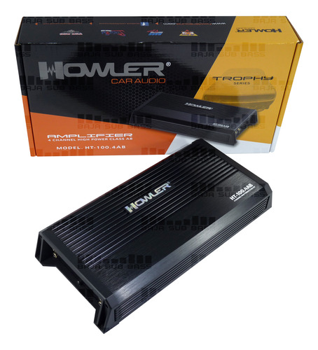 Amplificador Howler 4 Canales Ht 100.4 Fuente Poder Clase Ab