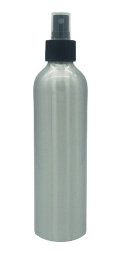 Botella Aluminio 250ml Con Atomizador De Boton (10 Pzas)
