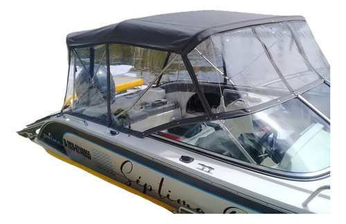Cerramiento Lancha Náutico Barcos Pvc Cristal Y Sunbrella por metro Covermatic