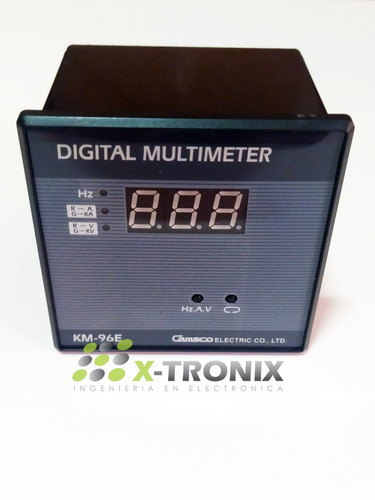Multimetro Digital En 96x96 O 48x96 Camsco Km-96e