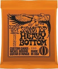 Encordado Ernie Ball 2215 Skinny Top Para Guitarra Electrica