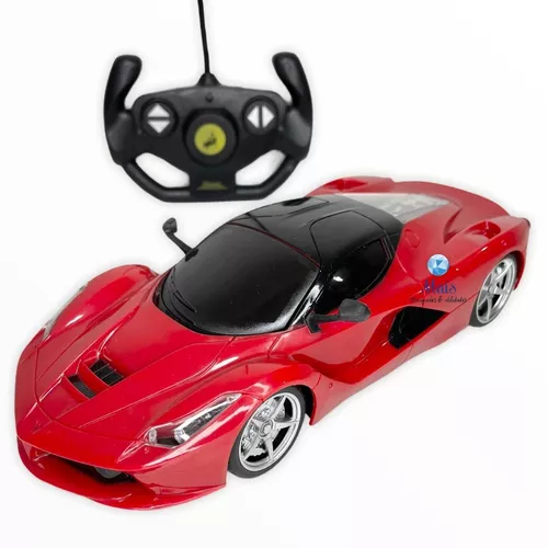 Carrinho de Controle Remoto Sport 4 Funções 1:14 com Luz e Som  Recarregável, DM Toys, DMT4327