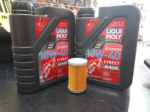 Kit Mantencion Moto Ns200  /filtro + Aceite Full 10w40