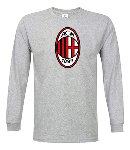 Polera Manga Larga Club Ac Milan Italia