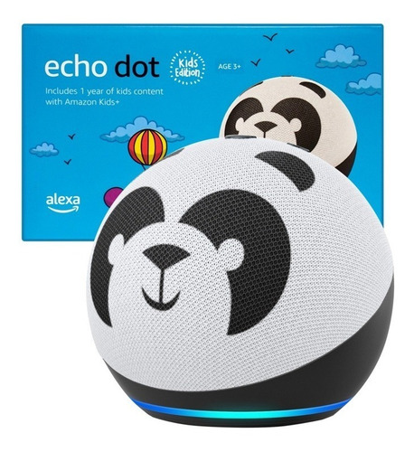 Amazon Echo Dot 4th Gen Kids Asistente Virtual Alexa Panda