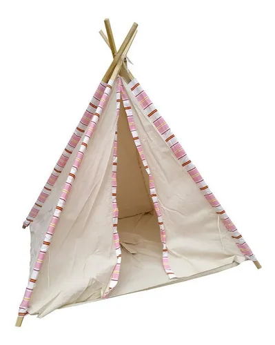 Carpita Infantil De Tela Y Madera Rosario