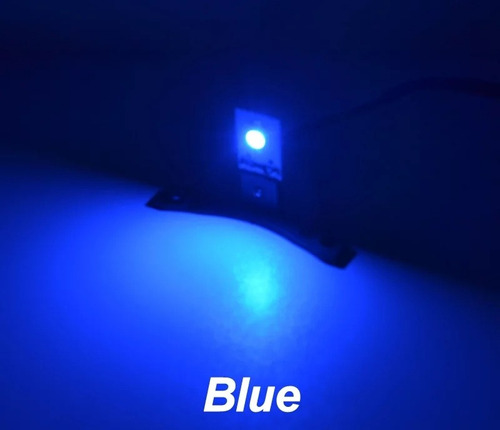 Ojo De Demonio Para Proyectores Par De Leds Azul O Rojo 