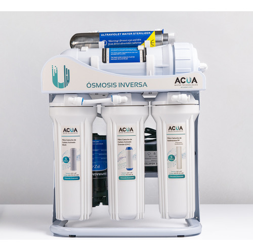 Filtro Osmosis Inversa 400 Gpd + Tanque Hidroneumatico 6 Gal Blanco