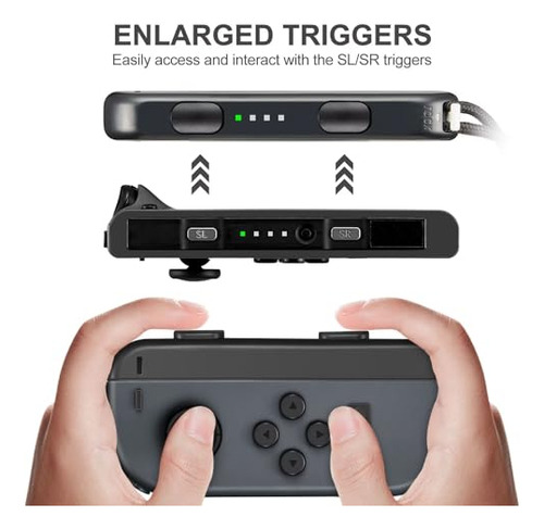 Pack De Grips Y Correas Para Joycon - Compatibilidad Switch