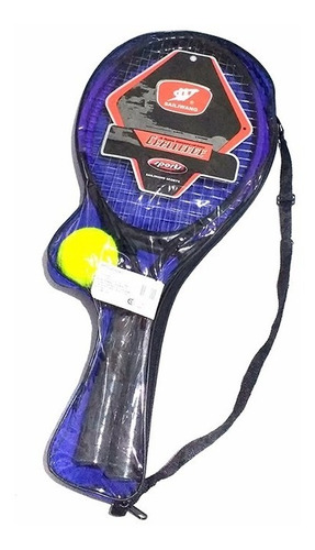 Set 2 Raquetas De Tenis Con Pelota Y Funda Para Niños