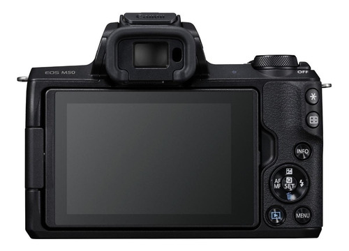 Canon EOS Kit M50 15-45mm IS STM sin espejo color negro