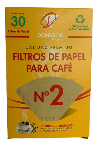 Filtros Papel Cafe N2 X 120 Unidades