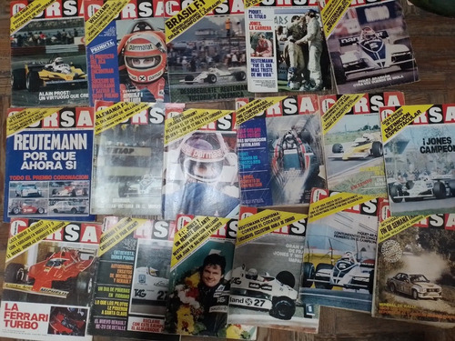 Lote De 17 Revistas * Corsa * Año 1980/ 81  Reuteman, Piquet