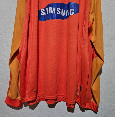 2005 (ggg) Camisa Corinthians Goleiro Samsung 22 Laranja (Usado)