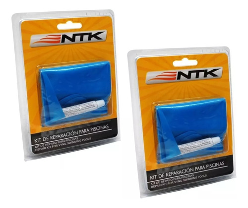 Pack X2 Kit Reparacion Parche Para Piscinas Parche Reparador