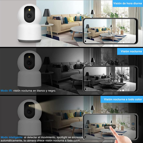 Monitor De Cámara De Seguridad Wifi Hd En Interiores