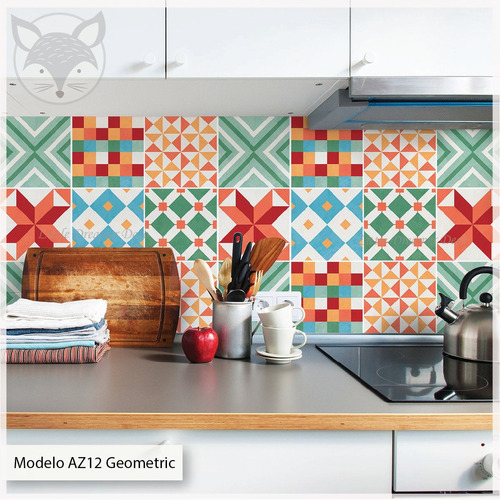 Vinilos Azulejos Pared Adhesivos Cocina Baño 20x20cm 11a15