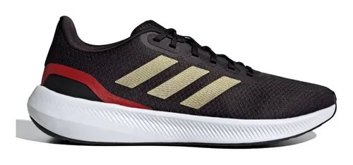 T nis adidas Run Falcon 3.0 Masculino Preto dourado Frete gr tis