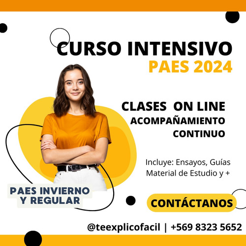 Curso Preparación Paes 2024 De M1, M2, Ciencias Y Lenguaje