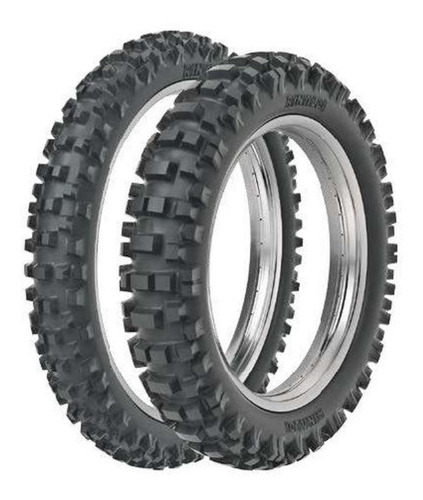 Pneu Moto Rmx35 100/100-18 (t) E Rmx35 90/90-21 Rinaldi