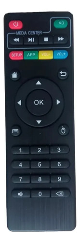 Control Remoto Compatible Con Android Tv , 4k Tx2 X96 Mini Negro