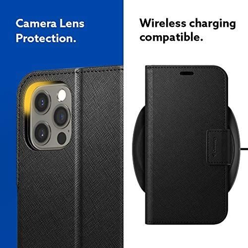 Imagen 7 de 8 de Funda Caseology Calin Para iPhone 12 Pro Negro