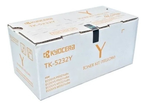 Imagen 1 de 1 de Toner Tk-5232y Kyocera Original Para P5021cdn/cdw