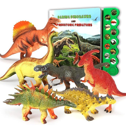Juguetes Dinosaurio Para Niños 3 Años En Adelante Libro Soni