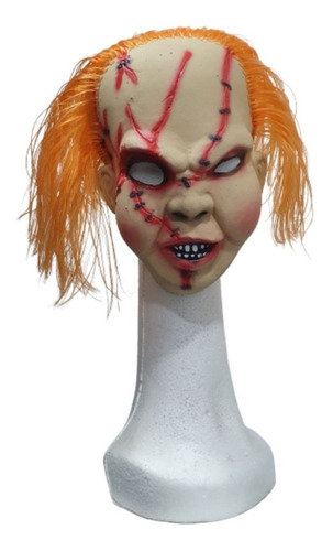 Máscara De Chucky Con Pelo De Látex - Halloween