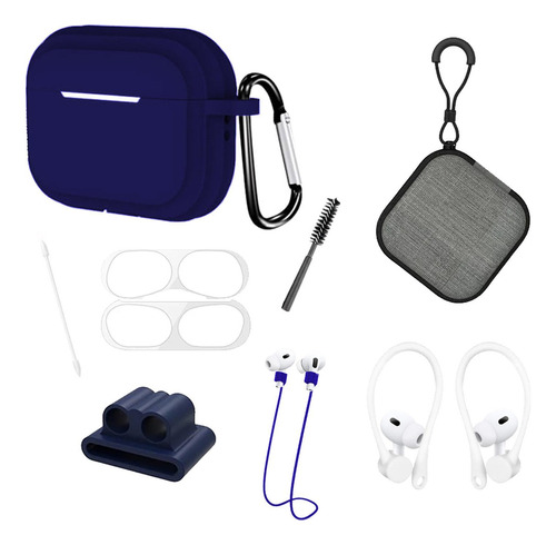 Funda Y Kit De Accesorios 9 En 1 Para AirPods Pro 2 Gen 2022